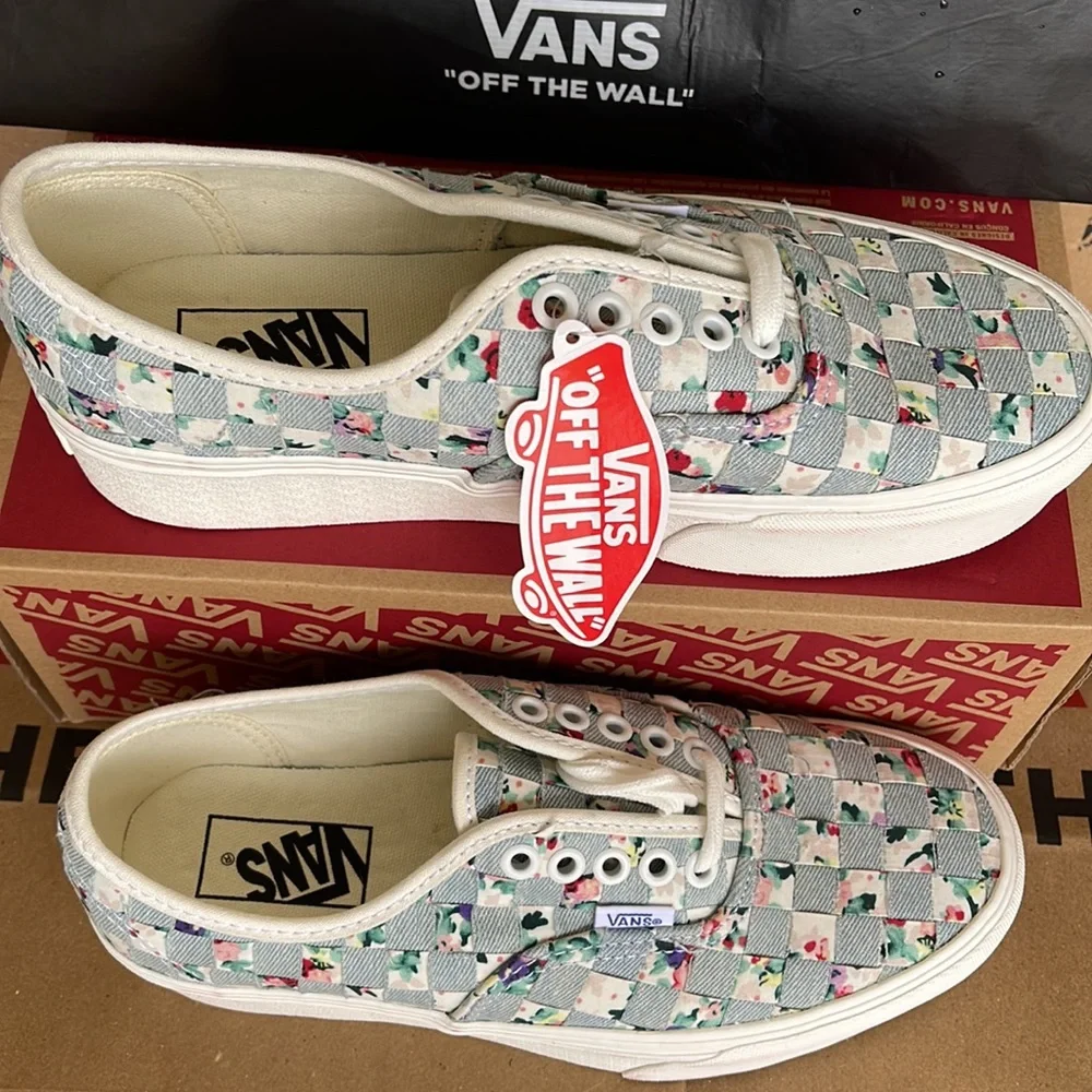 Vans Authentic Stacked Woven Floral/Multi Men’s sneakers-platforms - Picture 4 of 16
